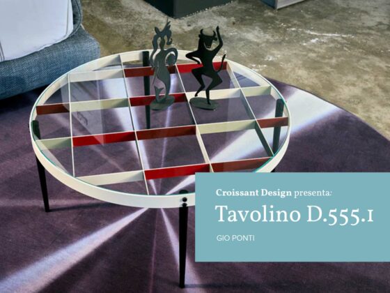 Tavolino D.555.1 di Gio Ponti
